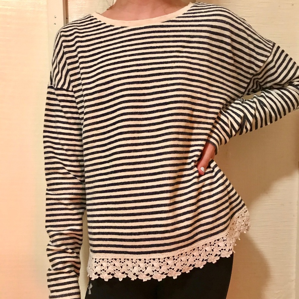 gap girls striped sweater